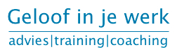 Logo Geloof in je werk